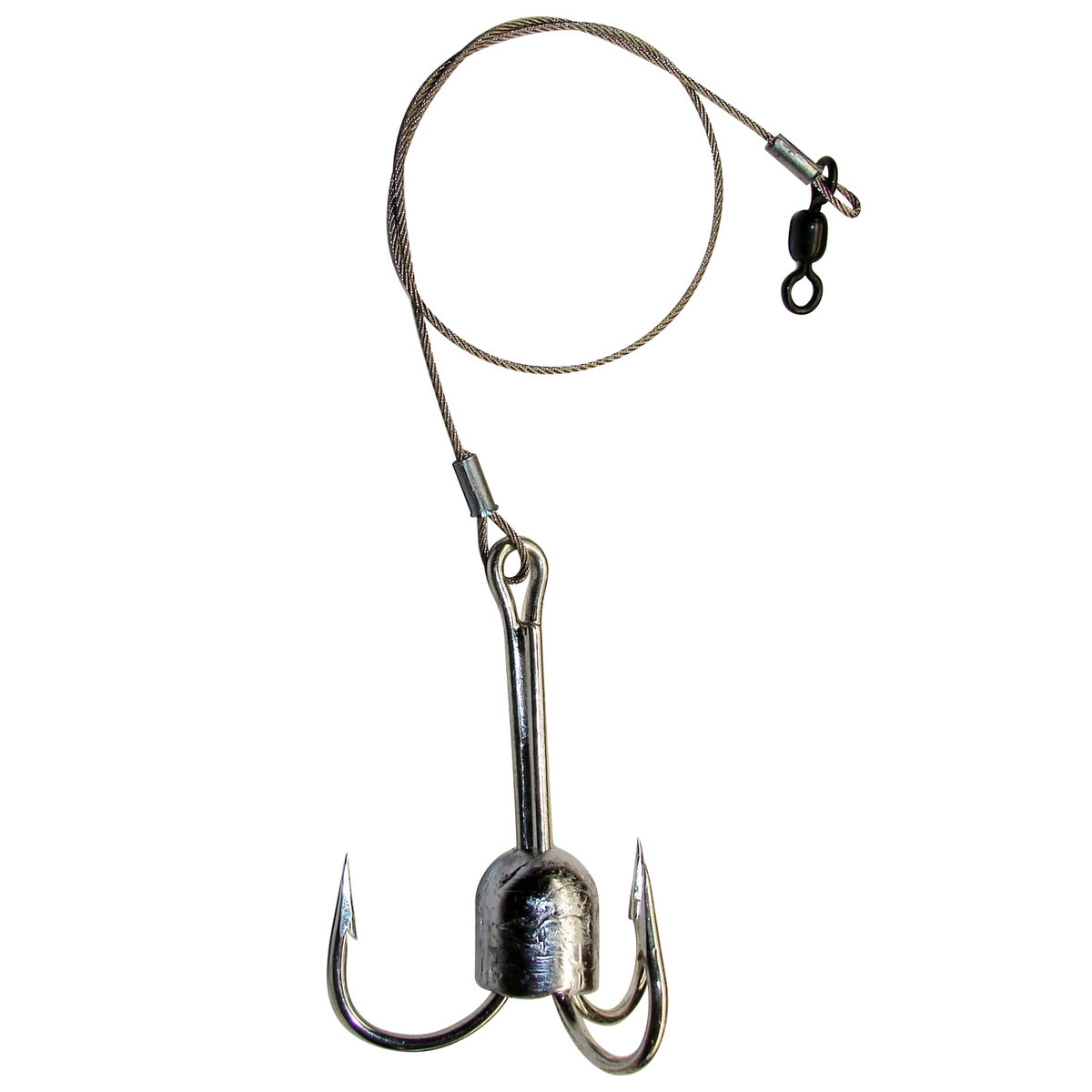 Buy Mustad 3551 Weighted 10/0 Duratin Treble Hooks Big Game