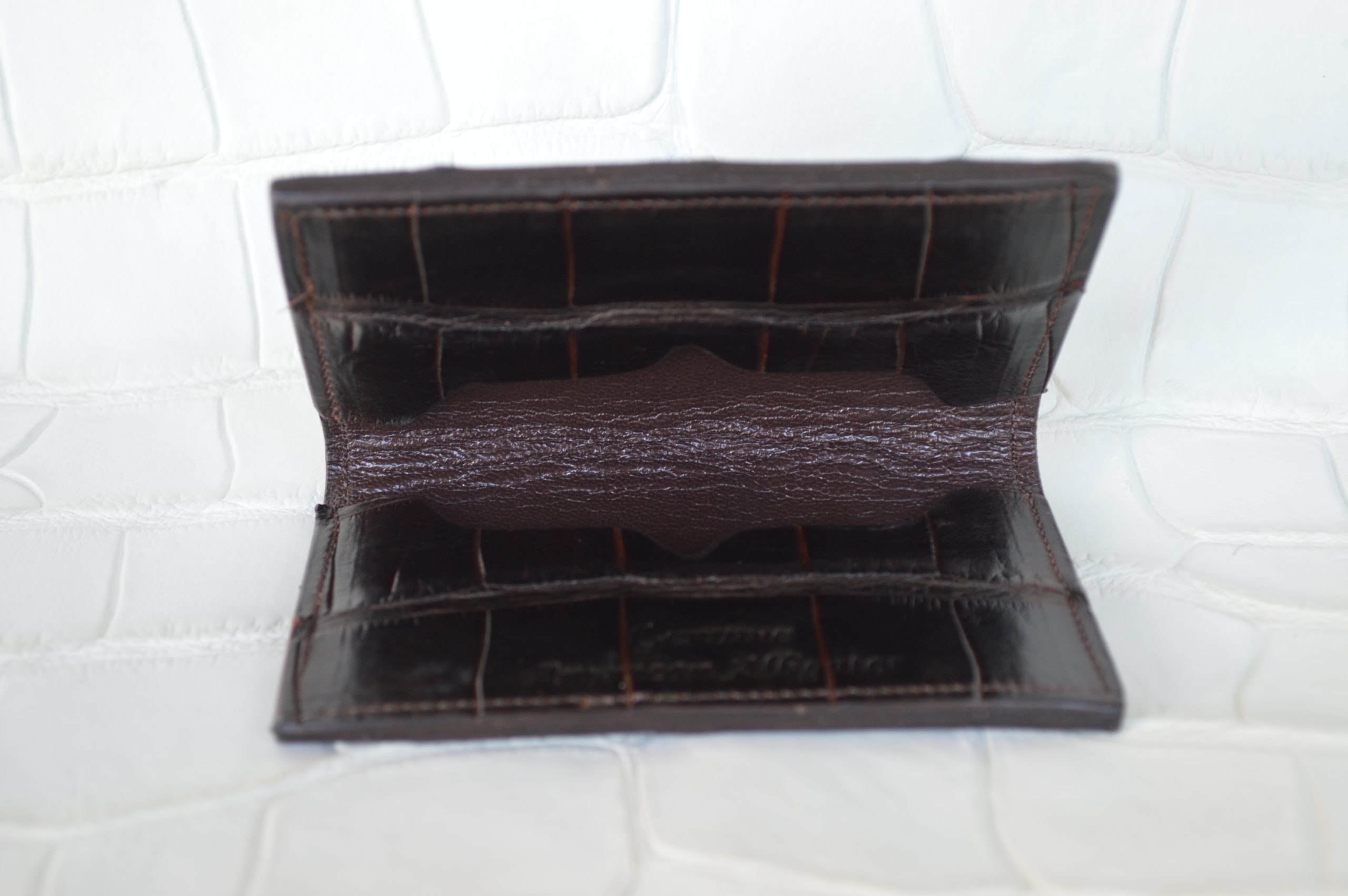 Genuine Alligator Leather Card Case - Central Florida Trophy Hunts